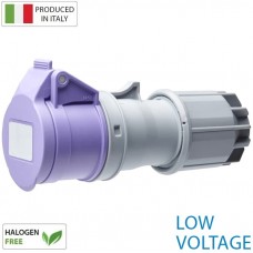 Βιομηχανικό Φις Θηλυκό 16A 2P 24V AC IP44 Low Voltage EC69480